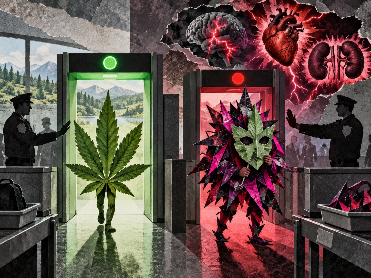 合成大麻素的假面