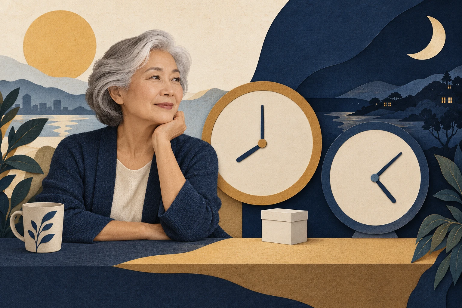 老年人与不同节奏的身体时钟